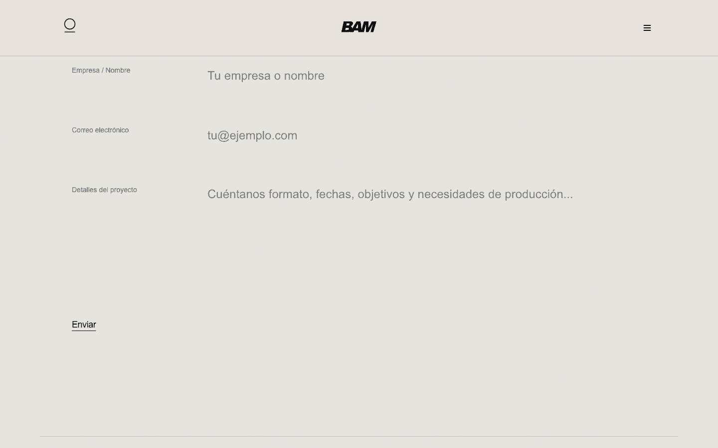 Black Atlas Media — formulario de contacto