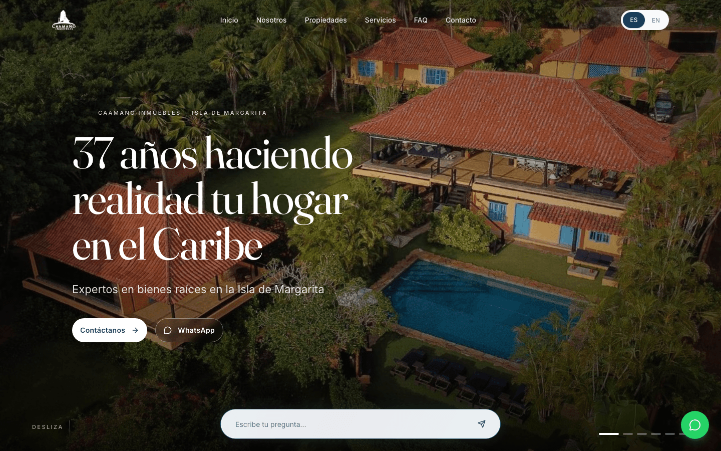 Caamaño Inmuebles — listado de propiedades